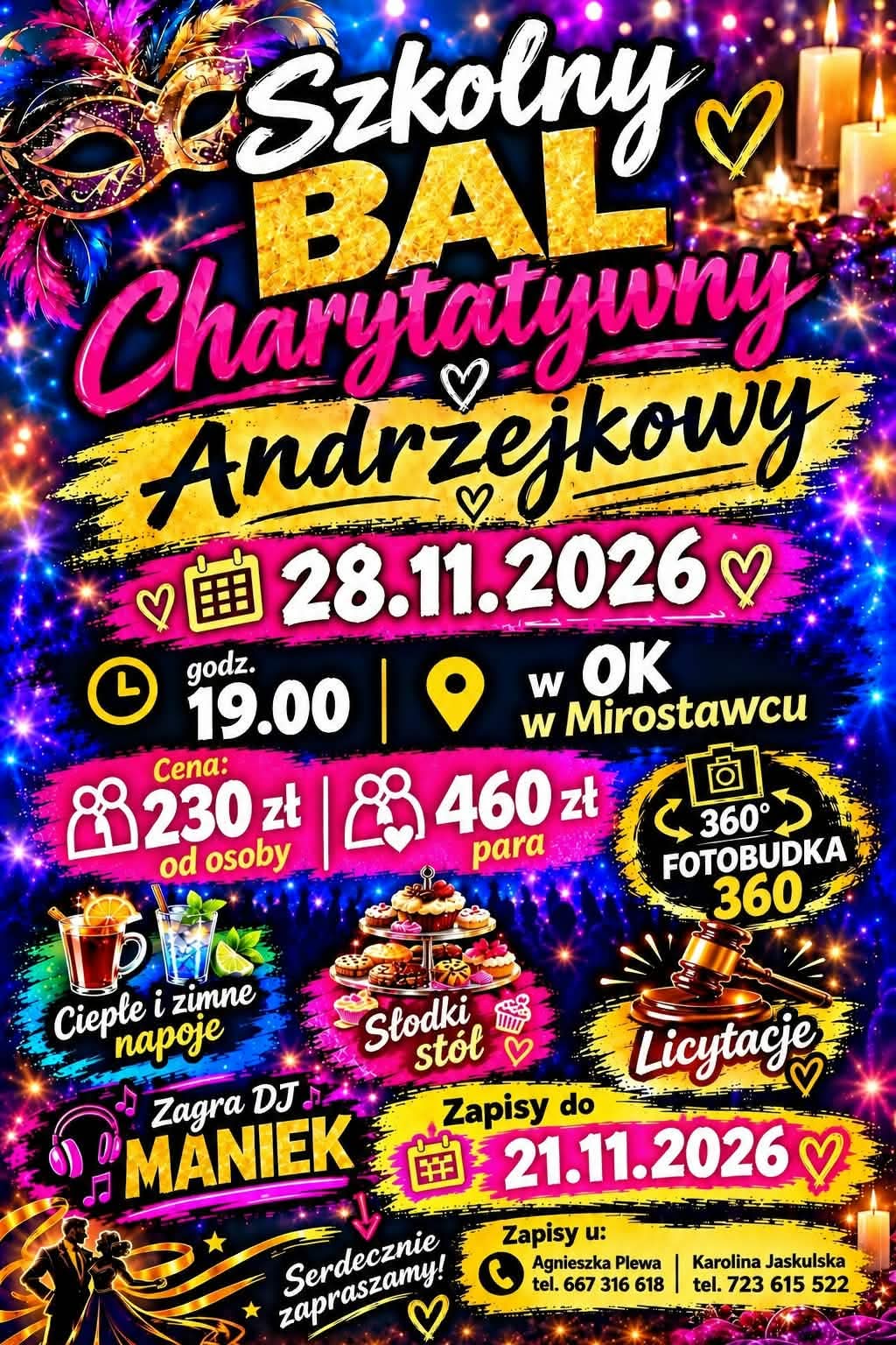 Szkolny Bal Charytatywny w Szkole Podstawowej im. Lotników Polskich