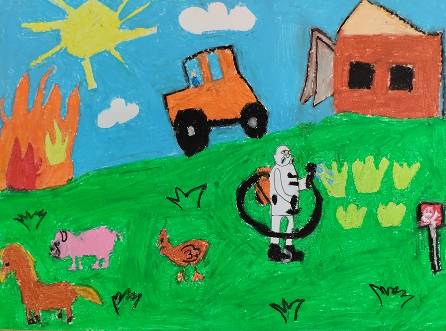 Wyróżniona praca Leny Fidury z kl. IIb