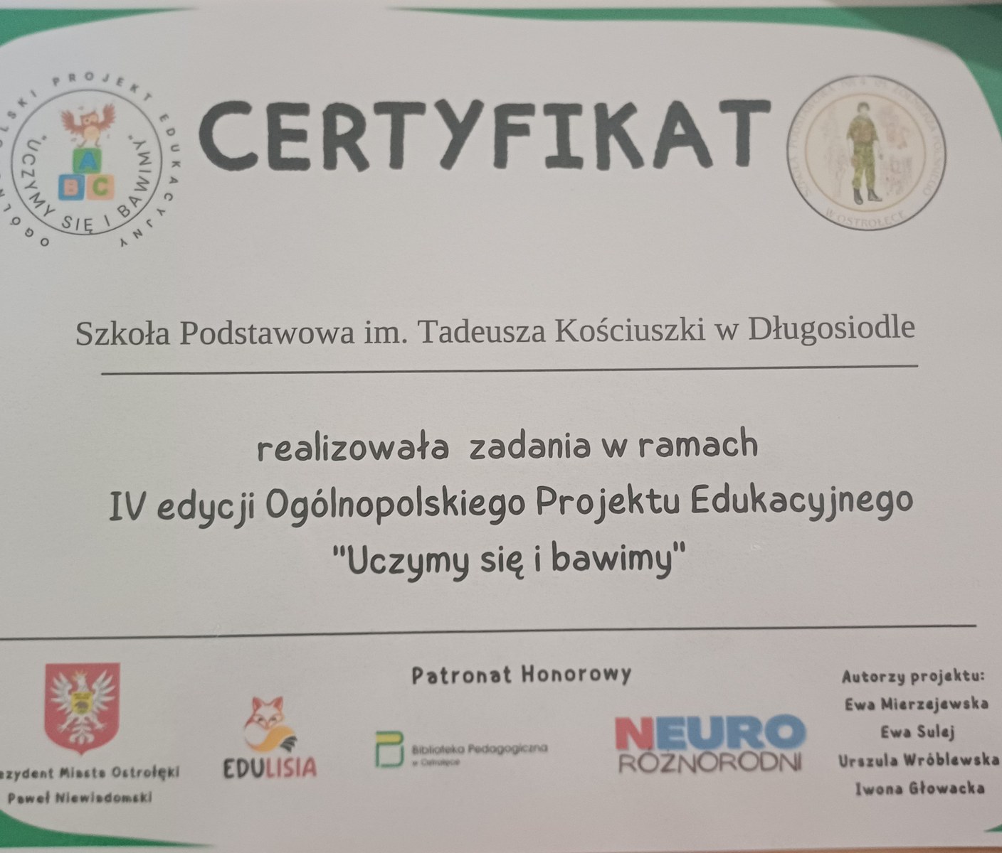 Tutaj powinien być opis