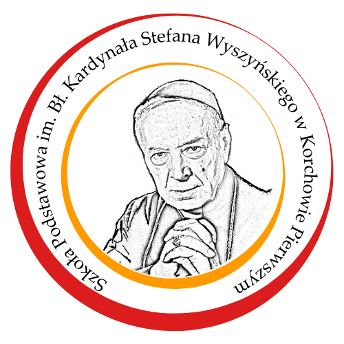 Logo SZKOŁA PODSTAWOWA IM. BŁOGOSŁAWIONEGO KARDYNAŁA STEFANA WYSZYŃSKIEGO W KORCHOWIE PIERWSZYM