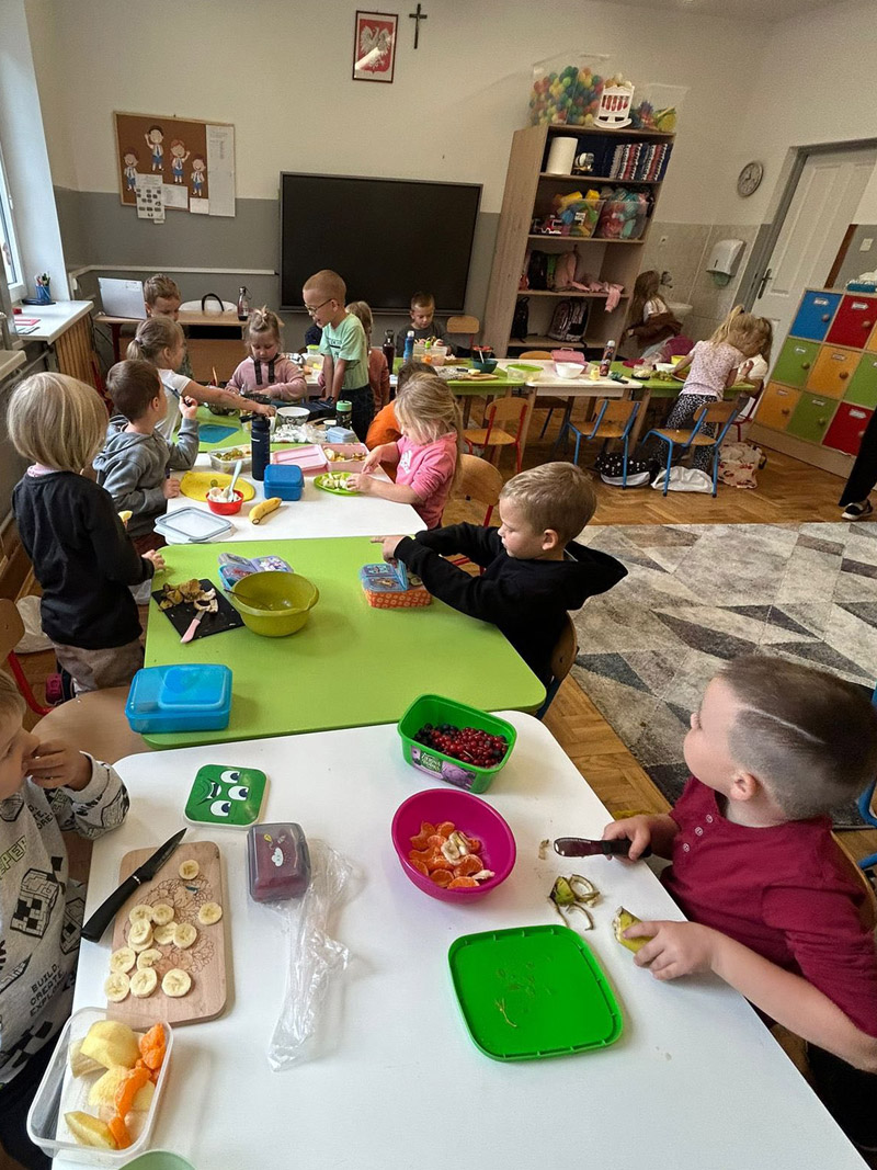 Zajęcia kulinarne w klasie 0