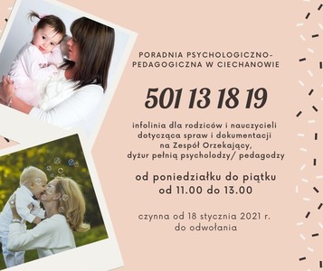 Infolinia dla rodziców i opiekunów
