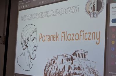 Poranek filozoficzny. Zdjęcie dzięki PBP w Ciechanowie.