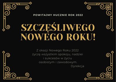 Życzenia Noworoczne