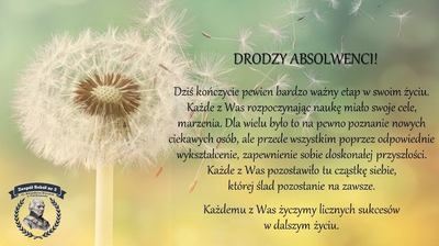 życzenia dla absolwentów