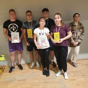 Badminton - drużyna dziewcząt i chłopców