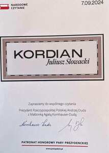 Kordian Juliusza Słowackiego