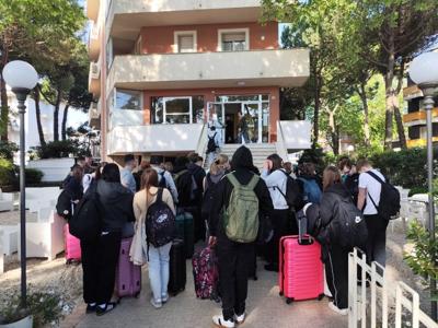 przybycie do hotelu