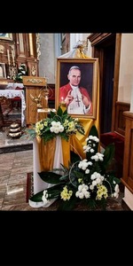 Uroczystość intronizacji relikwii Świętego Jana Pawła II