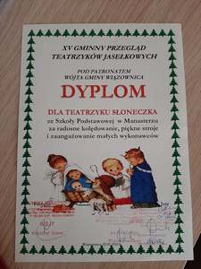 XV Gminny Przegląd Teatrzyków Jasełkowych