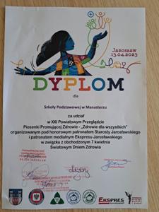 XXI POWIATOWY PRZEGLĄD PIOSENKI PROMUJĄCEJ ZDROWIE 