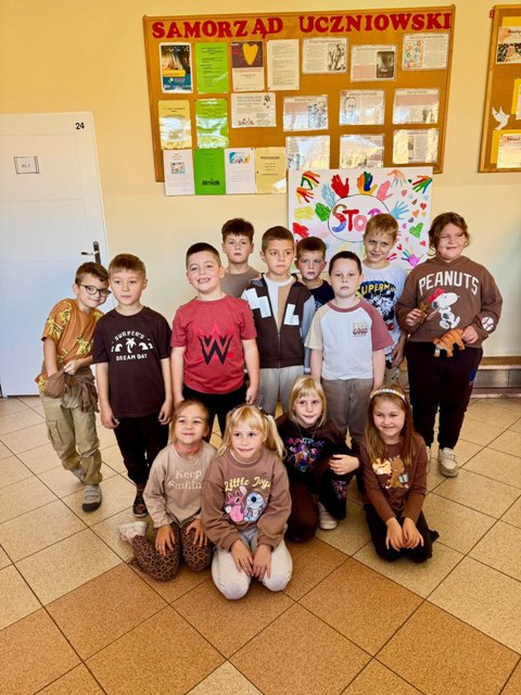 Dzień Kolorowych Ubrań w szkole w Spiekach Dolnych