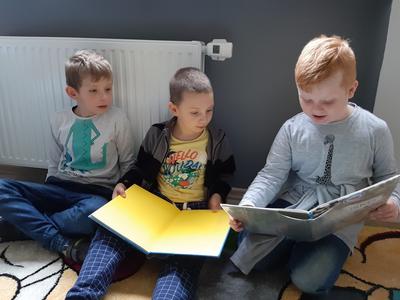 Wizyta Grupy 0 B w Miejskiej Bibliotece Publicznej - Filia nr 3