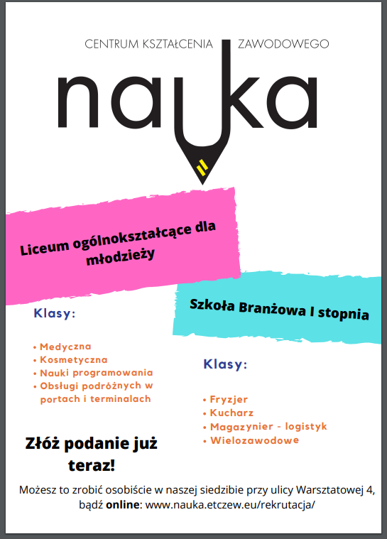Nauka - plakat
