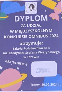 Międzyszkolny Konkurs Omnibus - zdjęcie 1