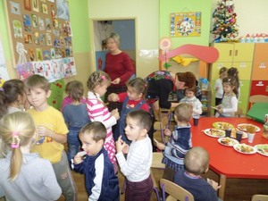 Wigilia w przedszkolu 