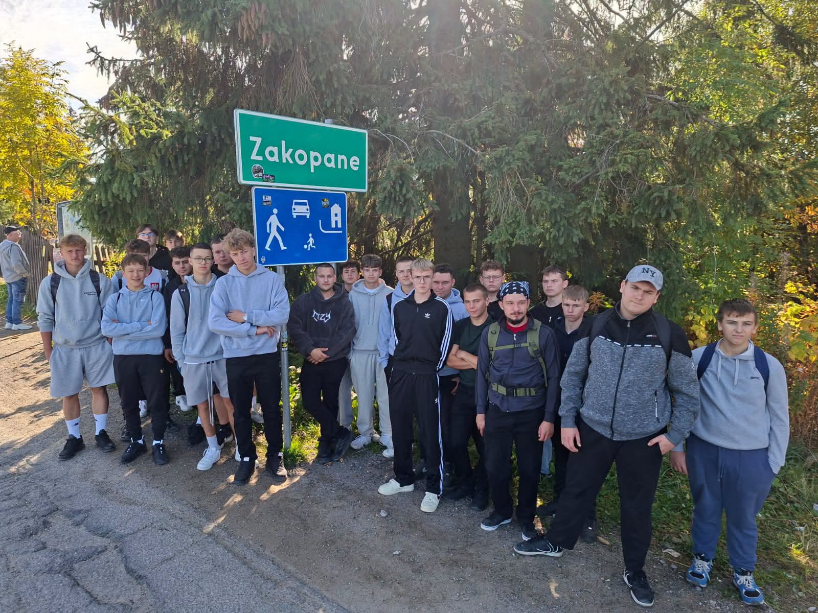 Szkolna wycieczka uczniów do Zakopanego