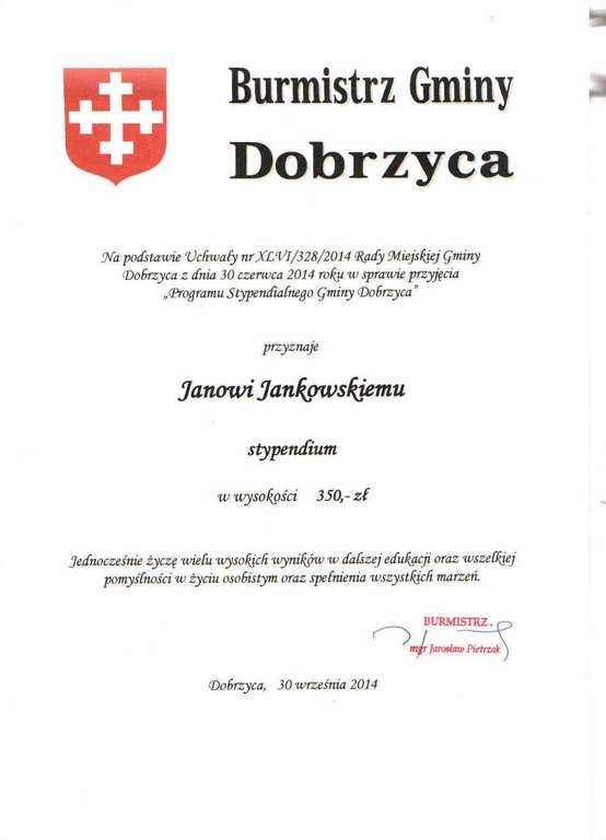 Tutaj powinien być opis