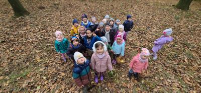 Jesienna wyprawa przedszkolaków z Łańc