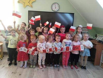 Dzień Niepodległości w Przedszkolu w Łańcach