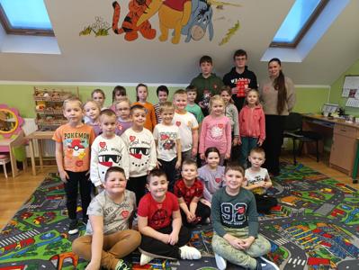 Zbiórka na WOŚP w Przedszkolu w Kobyli