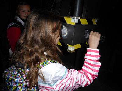 Działanie I - wycieczka do muzeum przemysłowego U6 w Ostrawie - Vitkovicach. Peryskop.