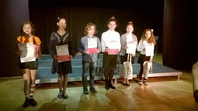 Nikola Seget na Powiatowym Konkursie Recytatorskim Młodzieży Szkół Podstawowych w Raciborzu