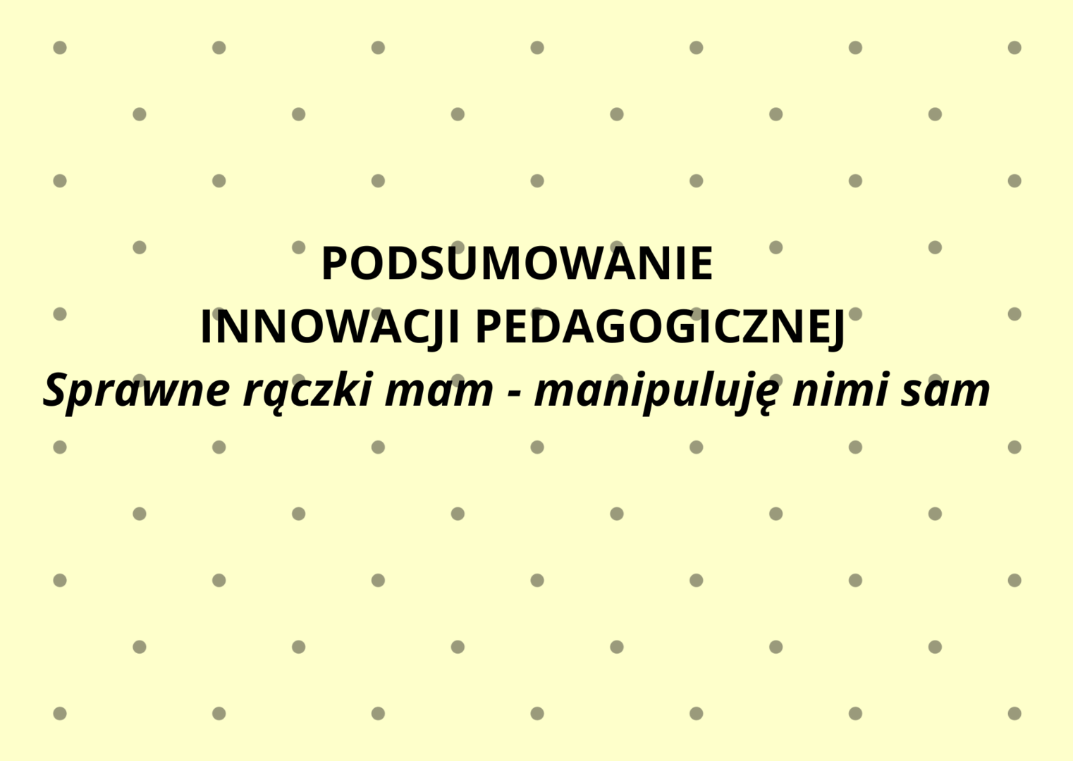 Tutaj powinien być opis