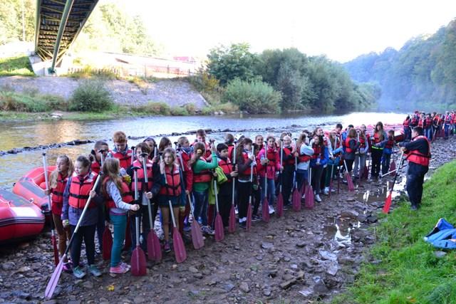 spływ pontonowy - Bardo 2012