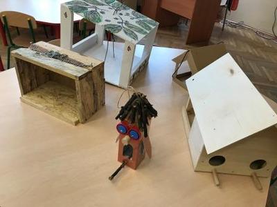 Świetlicowy konkurs "Karmnik dla ptaków"