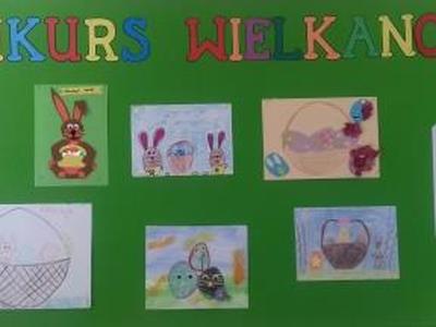 Świetlicowy konkurs "Tradycje wielkanocne" I miejsce: Artem K. 
II miejsce: Lena K. III miejsce: Ola M. Wyróżnienia: Mikołaj D. Arek S.