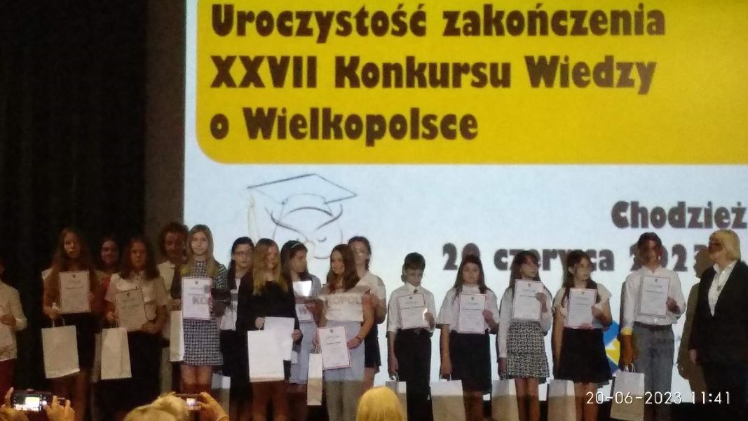 Konkurs Wiedzy O Wielkopolsce Wyniki Szkoła Podstawowa Nr 2 im. Białych Górników w Kłodawie - Uroczystość