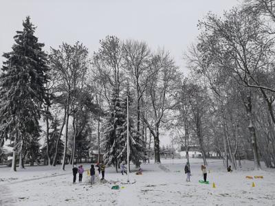 Zimowe szaleństwo na lekcjach wf