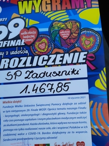 WOŚP  - SP Zaduszniki