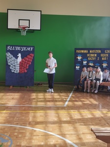 Przewodniczący Samorządu Uczniowskiego - Kamil Kalinowski 