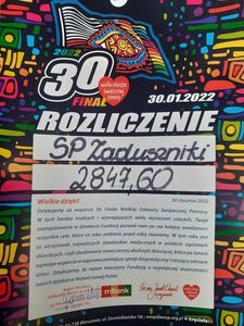 Rozliczenie WOŚP