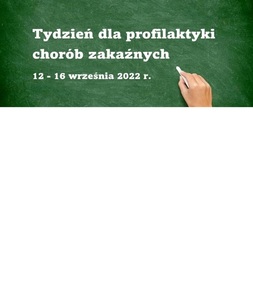 Logo "Tydzień dla profilaktyki chorób zakaźnych"