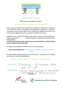 Informacja o szczegółach projektu.