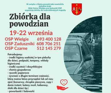 Zbiórka dla powodzian