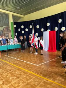 Uroczystość zakończenia roku szkolnego. 