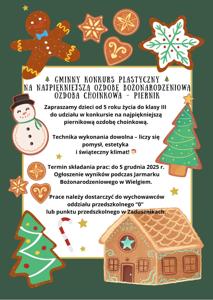 Plakat - zaproszenie do udziału w konkursie