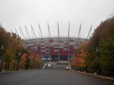 Stadion Narodowy. Zdjęcie wykonała Amelka Kołek z Klasy IV.