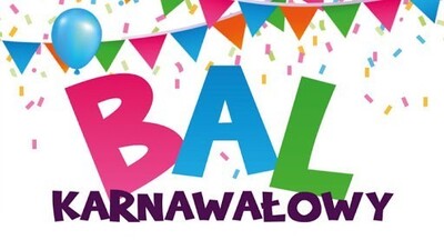 Napis bal karnawałowy