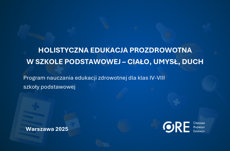 Tytułowa strona programu Edukacji zdrowotnej