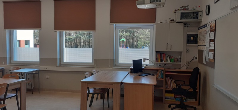 Pracownia komputerowa - wnętrze.
