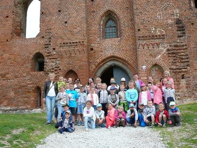 Za chwilę rozpoczynamy zwiedzanie zamku w Radzyniu Chełmińskim