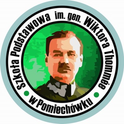 Logo Szkoła Podstawowa im. gen. Wiktora Thommee w Pomiechówku