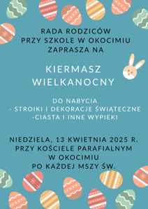 Kiermasz wielkanocny rady rodziców w Okocimiu