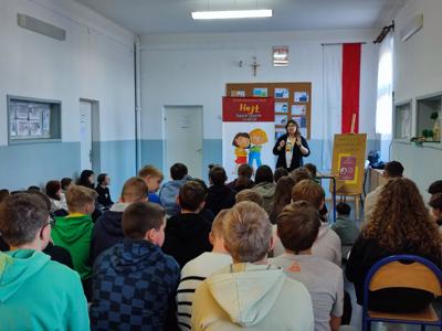 Spotkanie z pisarka panią Moniką Borkowską-Szmit