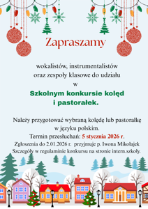 Szkolny Konkurs Kolęd